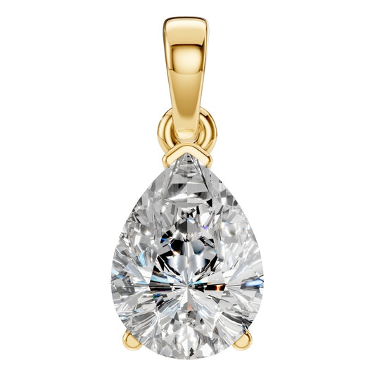 PE-1164 Yellow Gold Pendant SET - Main View