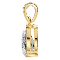 PE-1164 Yellow Gold Pendant SET - Side View