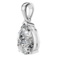 PE-1164 White Gold Pendant SET - ANGLE