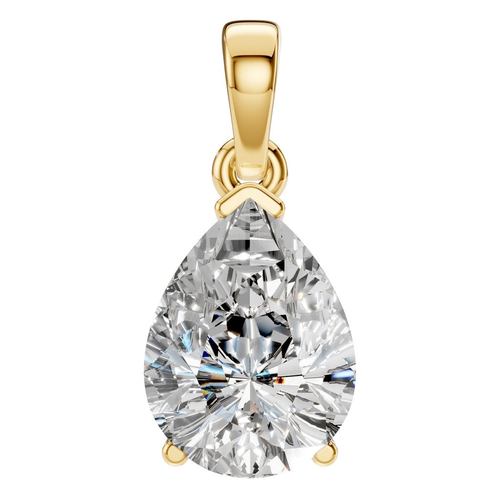 PE-1164 Yellow Gold Pendant SET - Main View