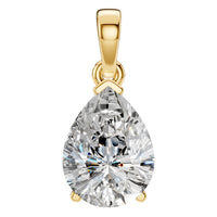 PE-1164 Yellow Gold Pendant SET - Main View