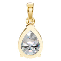 PE-1164 Yellow Gold Pendant SET - BACK