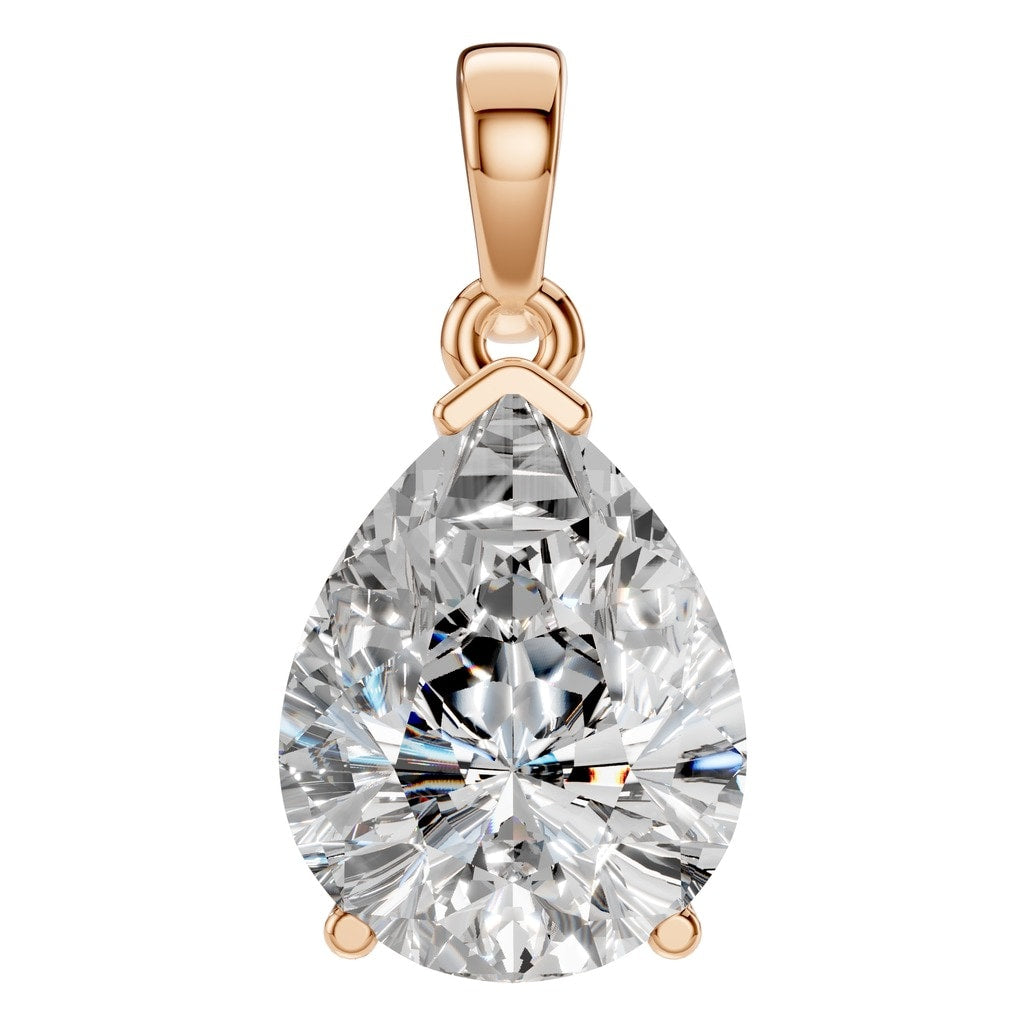 PE-1164 Rose Gold Pendant SET - Main View