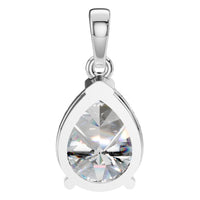 PE-1164 White Gold Pendant SET - BACK