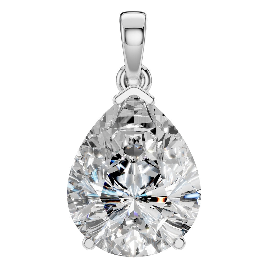 PE-1164 White Gold Pendant SET - Main View