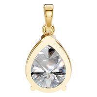 PE-1164 Yellow Gold Pendant SET - BACK