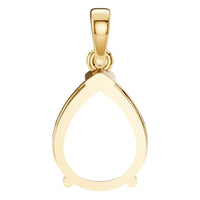 PE-1164 Yellow Gold Pendant UNSET - BACK