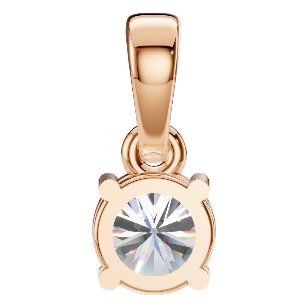 PE-1164 Rose Gold Pendant SET - BACK