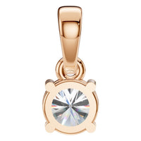 PE-1164 Rose Gold Pendant SET - BACK