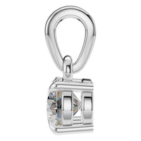 PE-1164 White Gold Pendant SET - Side View