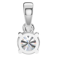 PE-1164 White Gold Pendant SET - BACK