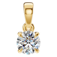 PE-1164 Yellow Gold Pendant SET - Main View