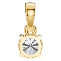 PE-1164 Yellow Gold Pendant SET - BACK