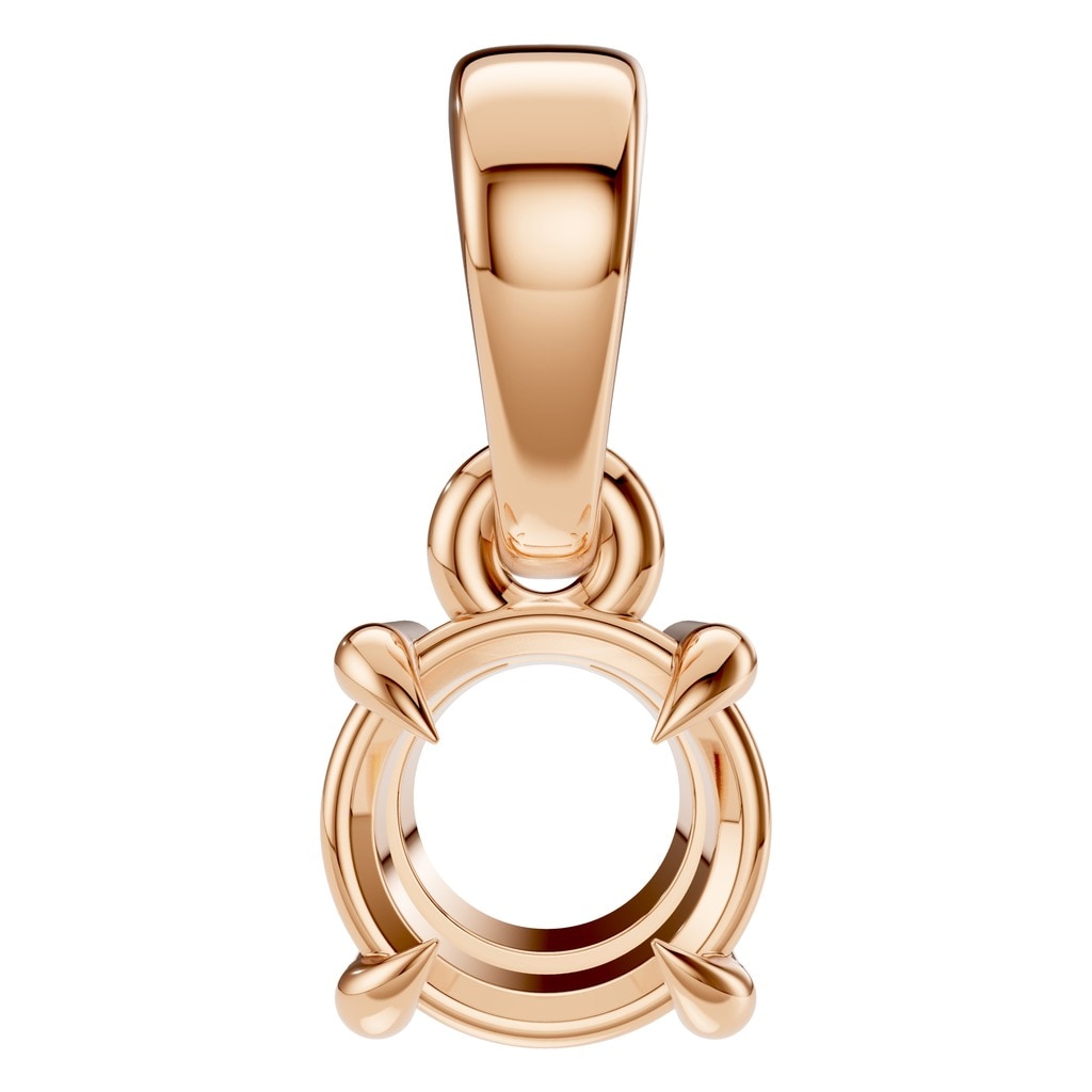 PE-1164 Rose Gold Pendant UNSET - Main View