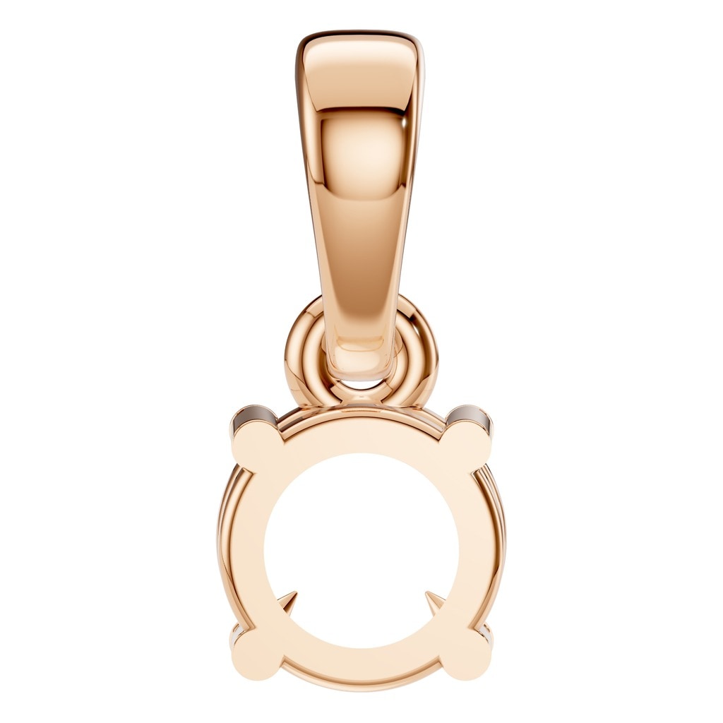 PE-1164 Rose Gold Pendant UNSET - BACK
