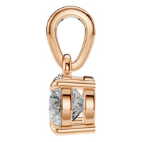 PE-1164 Rose Gold Pendant SET - Side View