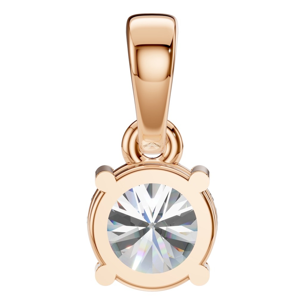 PE-1164 Rose Gold Pendant SET - BACK