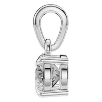 PE-1164 White Gold Pendant SET - Side View