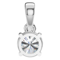 PE-1164 White Gold Pendant SET - BACK