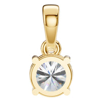 PE-1164 Yellow Gold Pendant SET - BACK