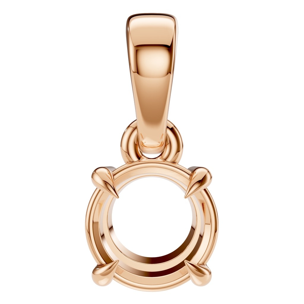PE-1164 Rose Gold Pendant UNSET - Main View