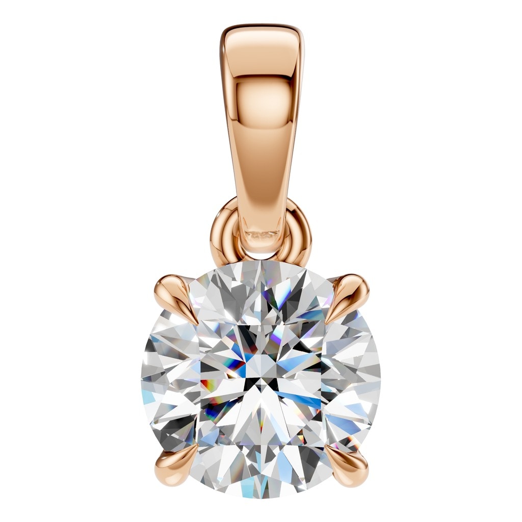 PE-1164 Rose Gold Pendant SET - Main View