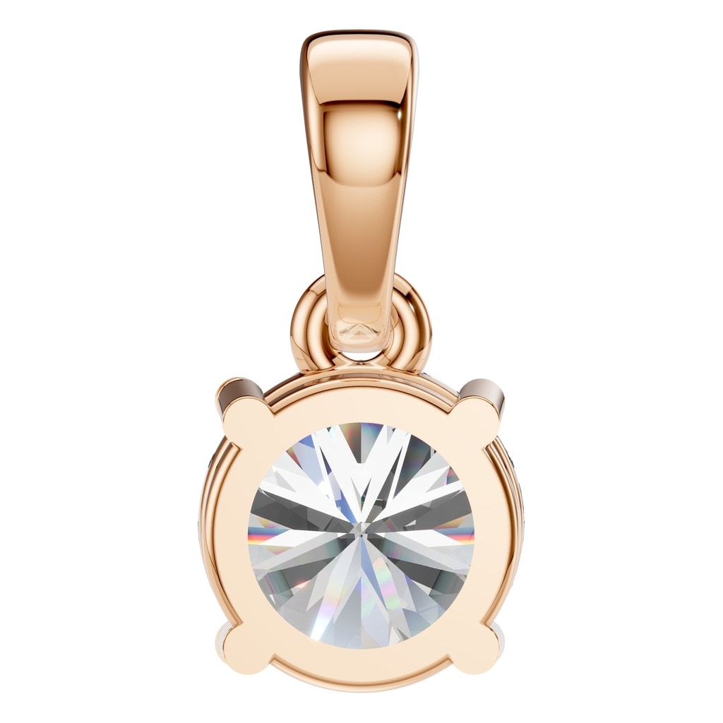 PE-1164 Rose Gold Pendant SET - BACK