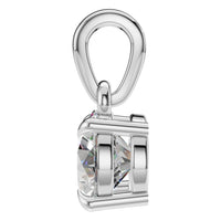 PE-1164 White Gold Pendant SET - Side View