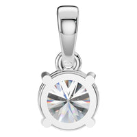 PE-1164 White Gold Pendant SET - BACK