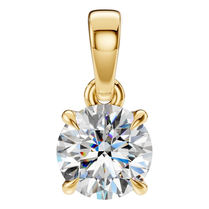 Solitaire Pendant Mounting - Round