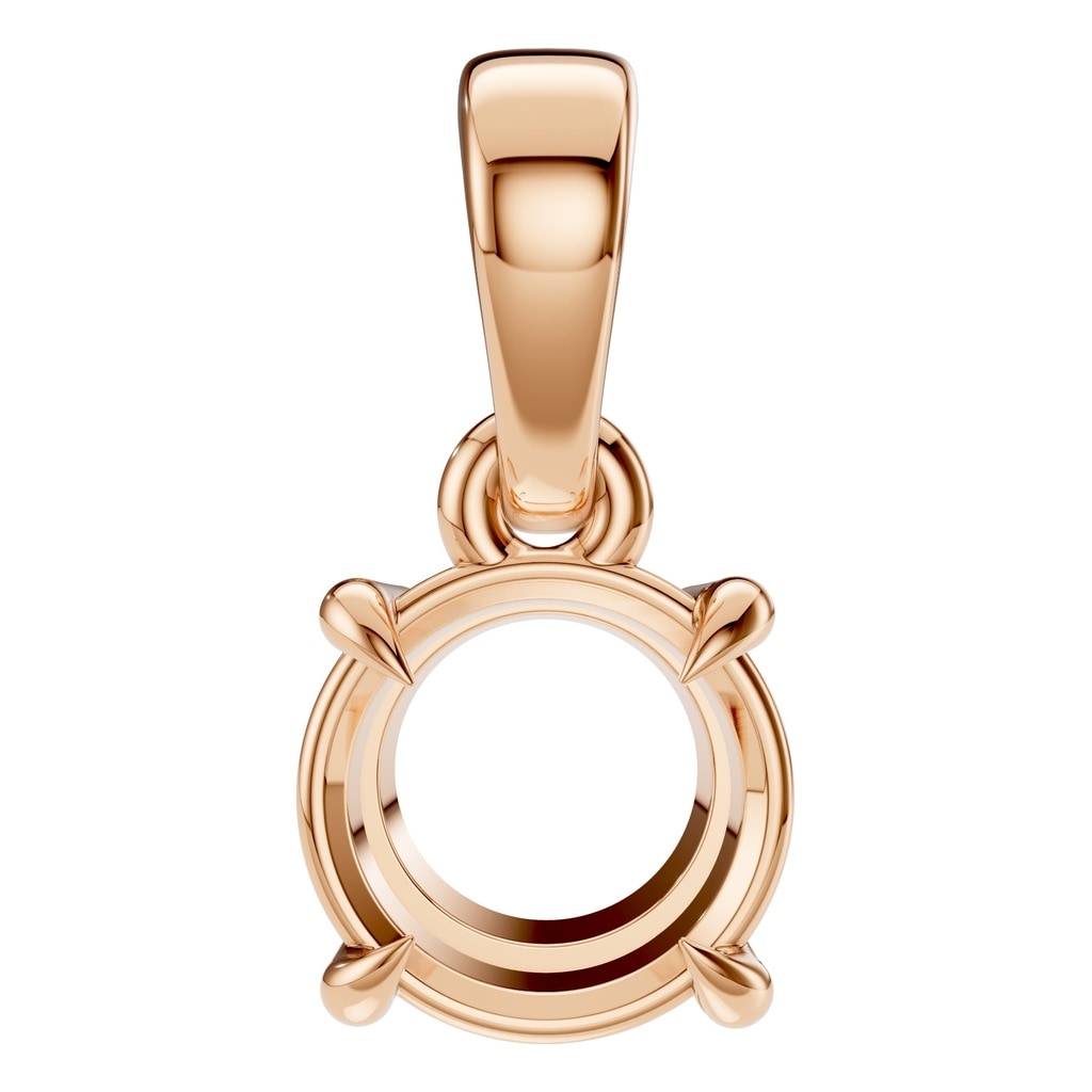 PE-1164 Rose Gold Pendant UNSET - Main View