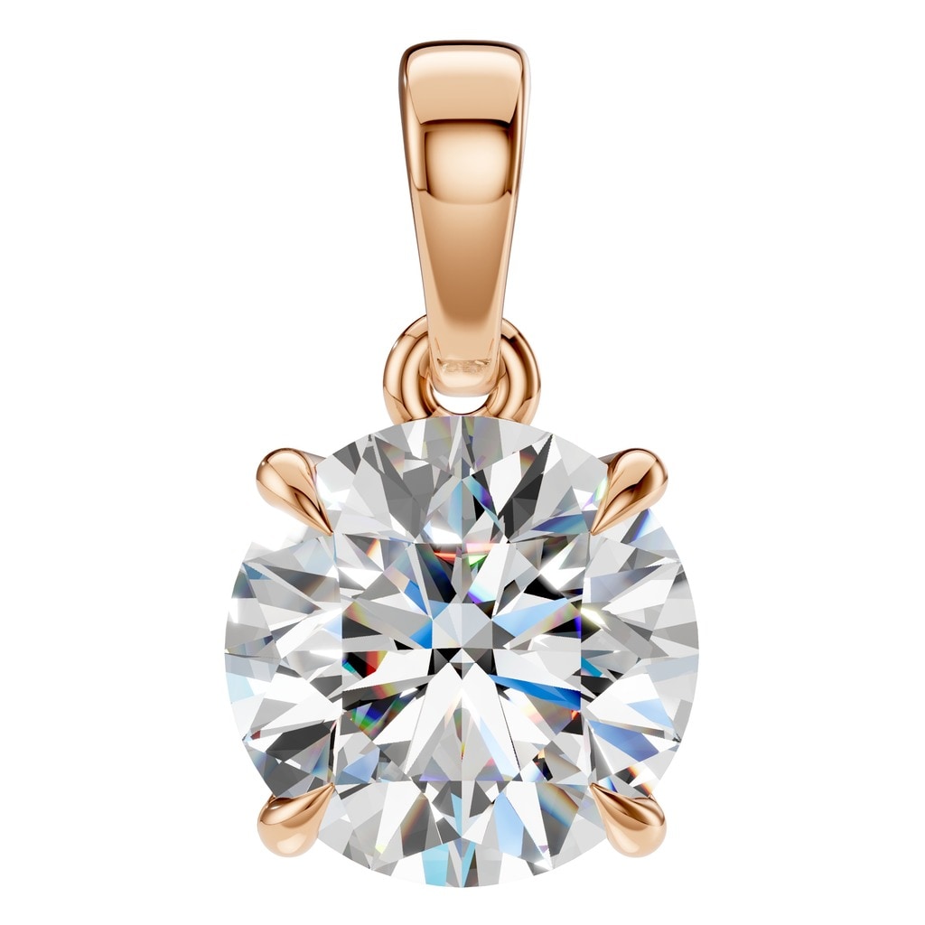 PE-1164 Rose Gold Pendant SET - Main View