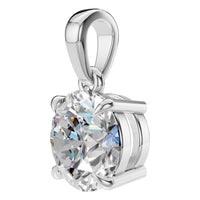 PE-1164 White Gold Pendant SET - ANGLE