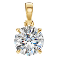 PE-1164 Yellow Gold Pendant SET - Main View
