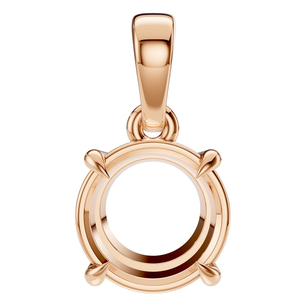 PE-1164 Rose Gold Pendant UNSET - Main View