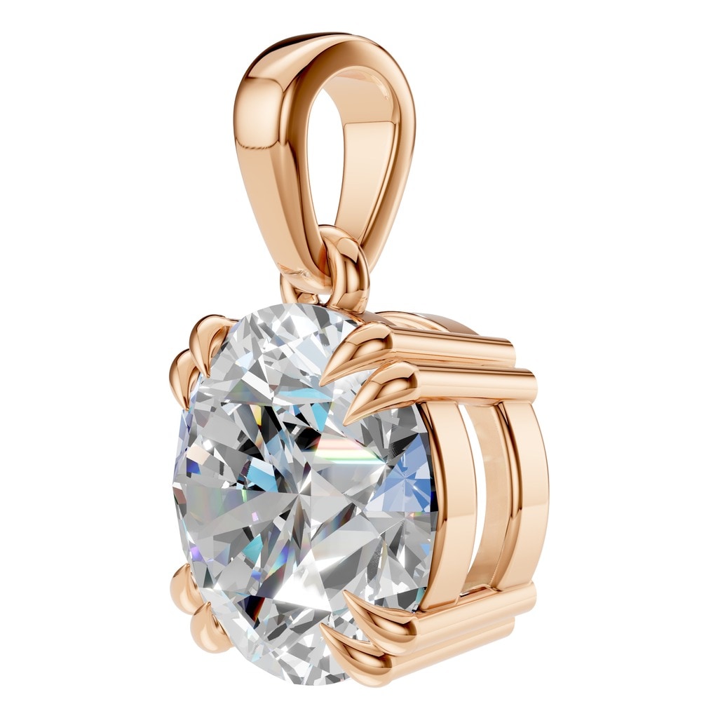 PE-1164 Rose Gold Pendant SET - ANGLE