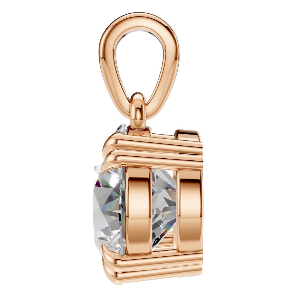 PE-1164 Rose Gold Pendant SET - Side View