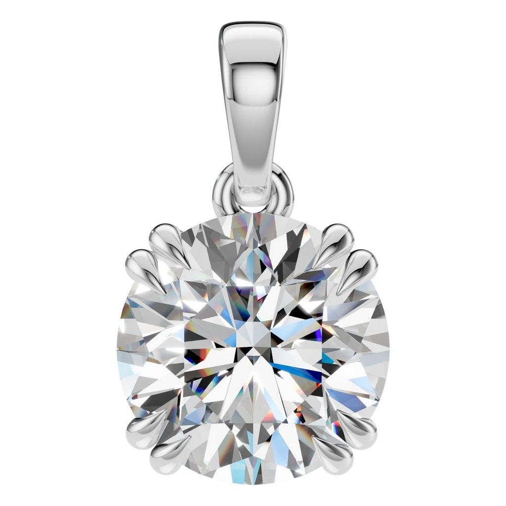 PE-1164 White Gold Pendant SET - Main View