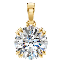 PE-1164 Yellow Gold Pendant SET - Main View