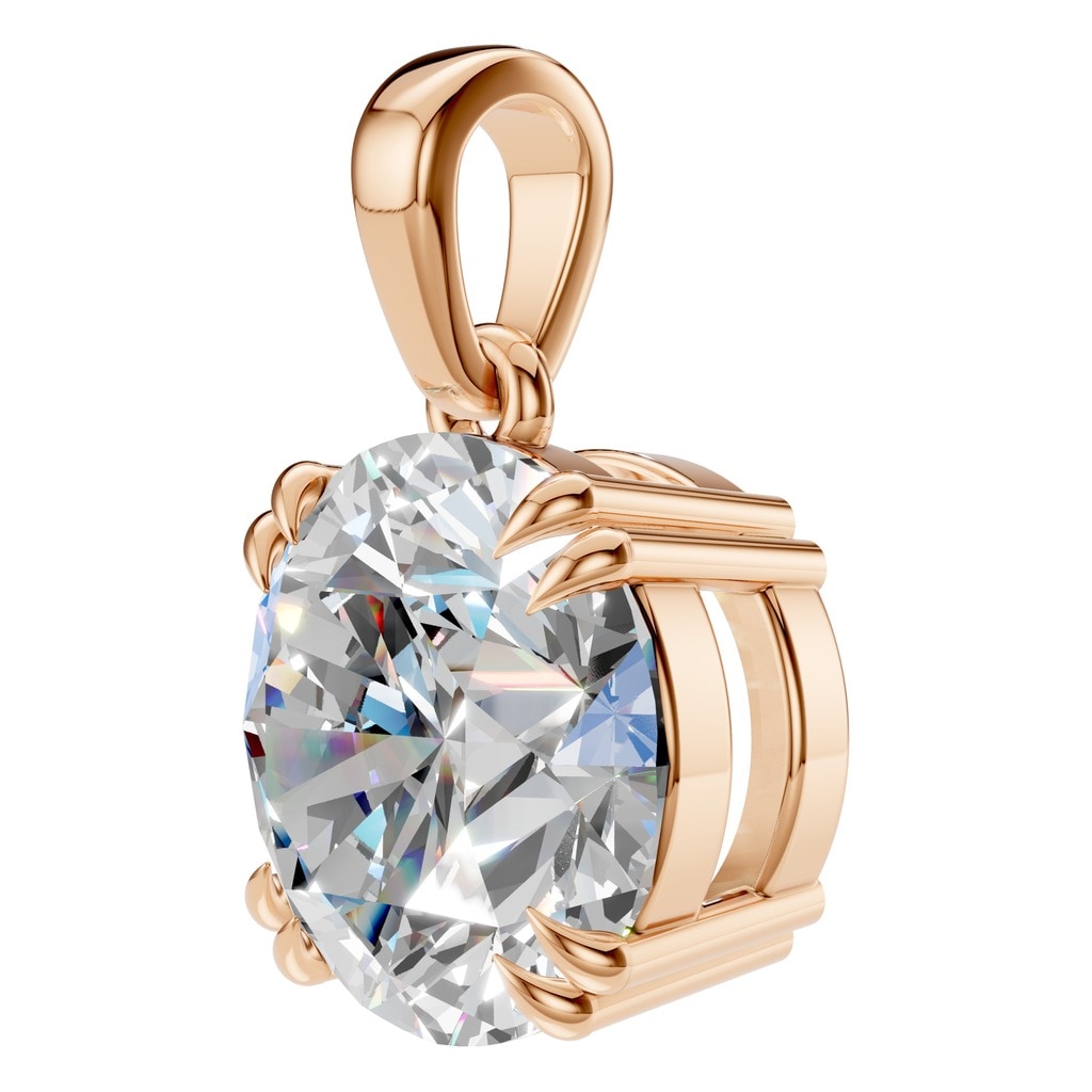 PE-1164 Rose Gold Pendant SET - ANGLE