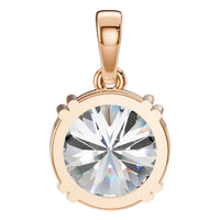 PE-1164 Rose Gold Pendant SET - BACK
