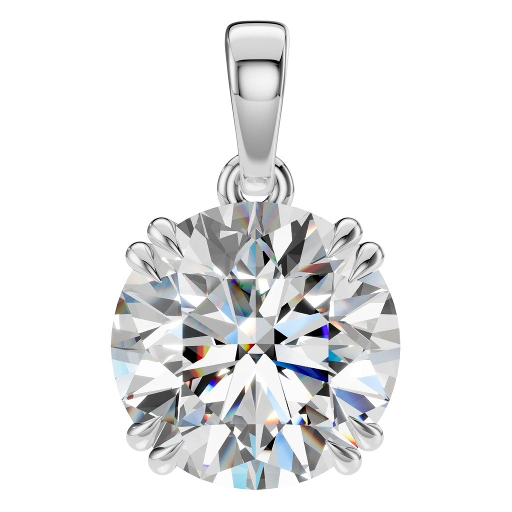 PE-1164 White Gold Pendant SET - Main View