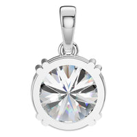 PE-1164 White Gold Pendant SET - BACK