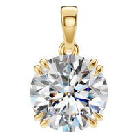 PE-1164 Yellow Gold Pendant SET - Main View