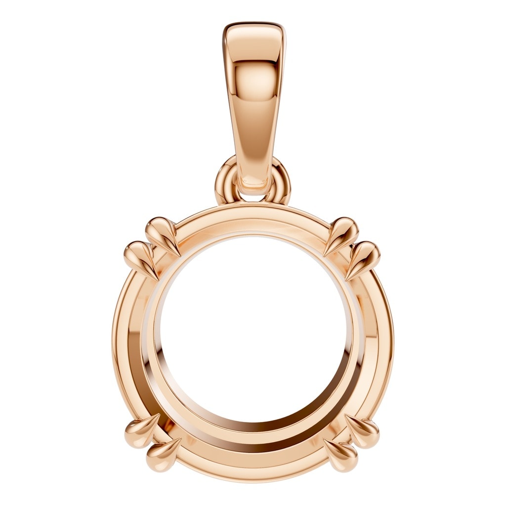 PE-1164 Rose Gold Pendant UNSET - Main View