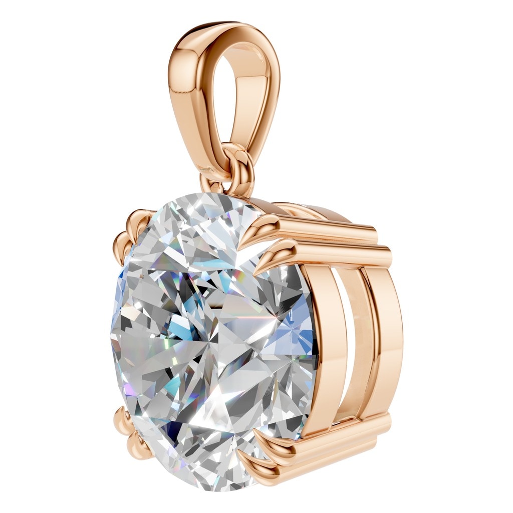 PE-1164 Rose Gold Pendant SET - ANGLE