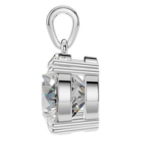 PE-1164 White Gold Pendant SET - Side View