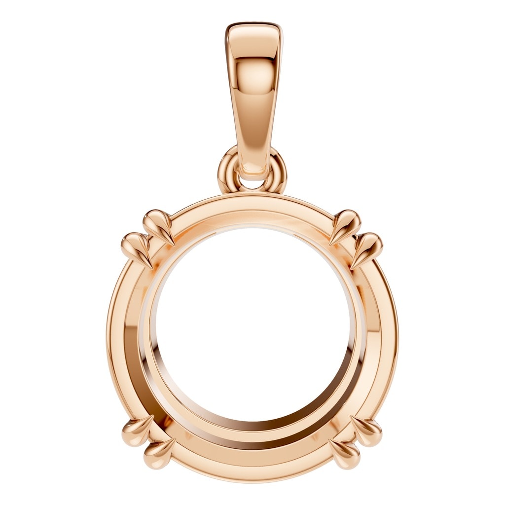 PE-1164 Rose Gold Pendant UNSET - Main View