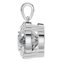 PE-1164 White Gold Pendant SET - Side View