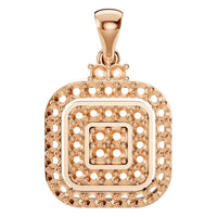 PE-1514 Rose Gold Pendant UNSET - Main View